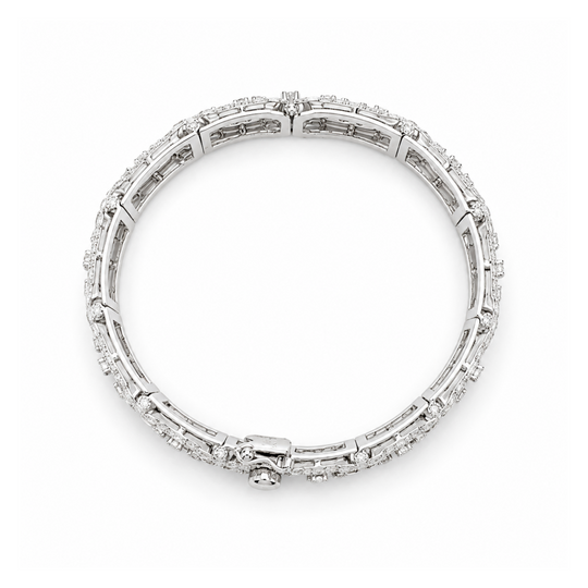 18ct White Gold Bracelet 