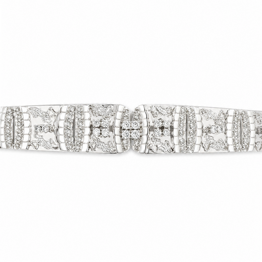 18ct White Gold Bracelet 