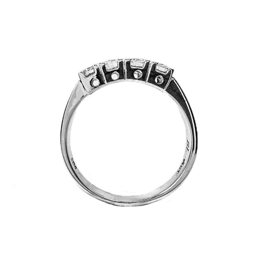 14ct White Gold Diamond Ring