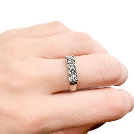 14ct White Gold Diamond Ring