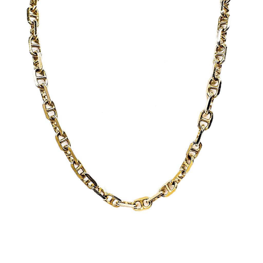 18ct Yellow Gold Fancy Link Necklet