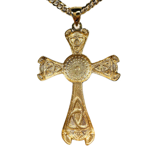14ct Yellow Gold Celtic Cross
