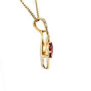 Spinel Yellow Gold Pendant