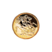 18ct Sovereign Coin Mens Ring