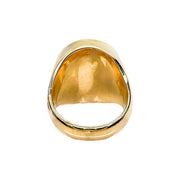 18ct Sovereign Coin Mens Ring