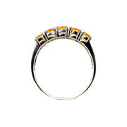 18ct White Gold Citrine Ring