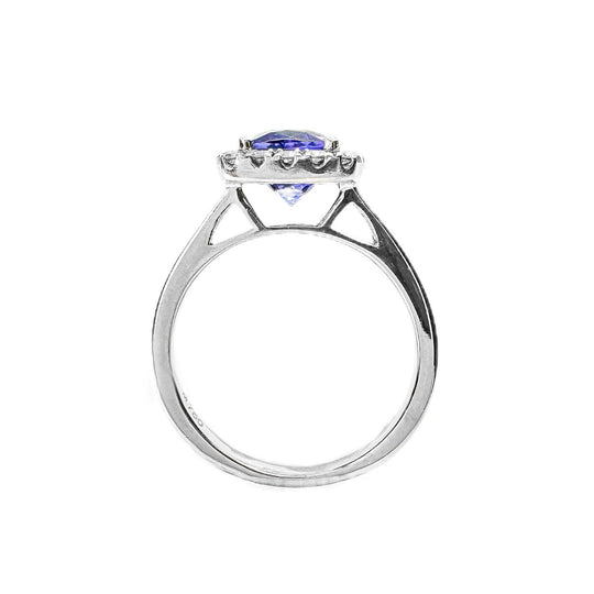 18ct White Gold Tanzanite Ring
