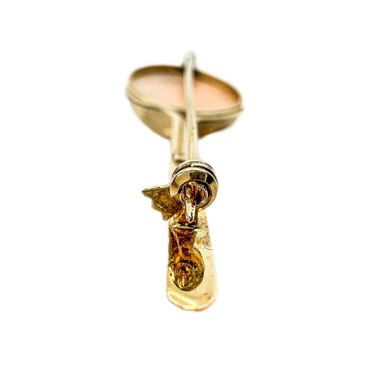 18ct Yellow Gold Cameo Pin