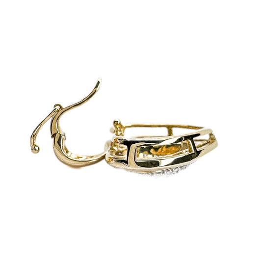 18ct Yellow Gold Diamond Heart Pendant