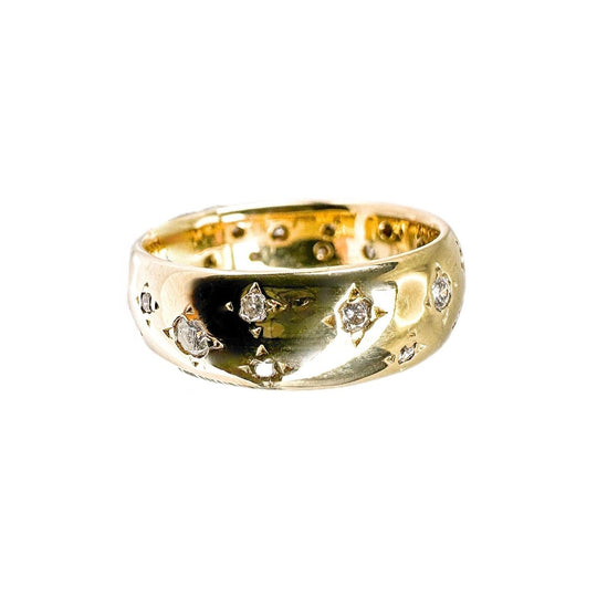18ct Yellow Gold & Diamond Ring