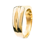 18ct Yellow Gold Four Diamond Ring