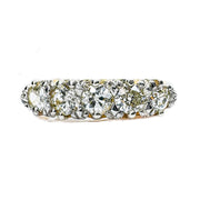 18ct Yellow Gold Ring with Five Diamonds
