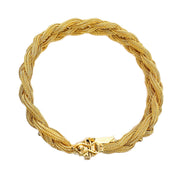 18ct Yellow Gold Vintage Braided Bracelet