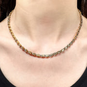 18ct Yellow Gold Fancy Link Necklace