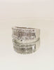 18ct White Gold Baguette & Round Diamond Ring