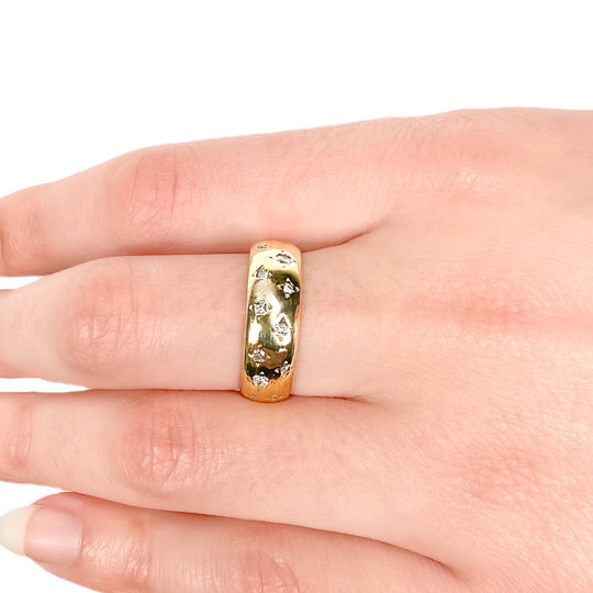 18ct Yellow Gold & Diamond Ring
